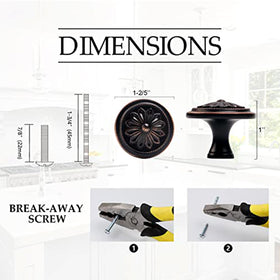 Xlroaafs 12-pack bronze cabinet knobs for versatile drawers.