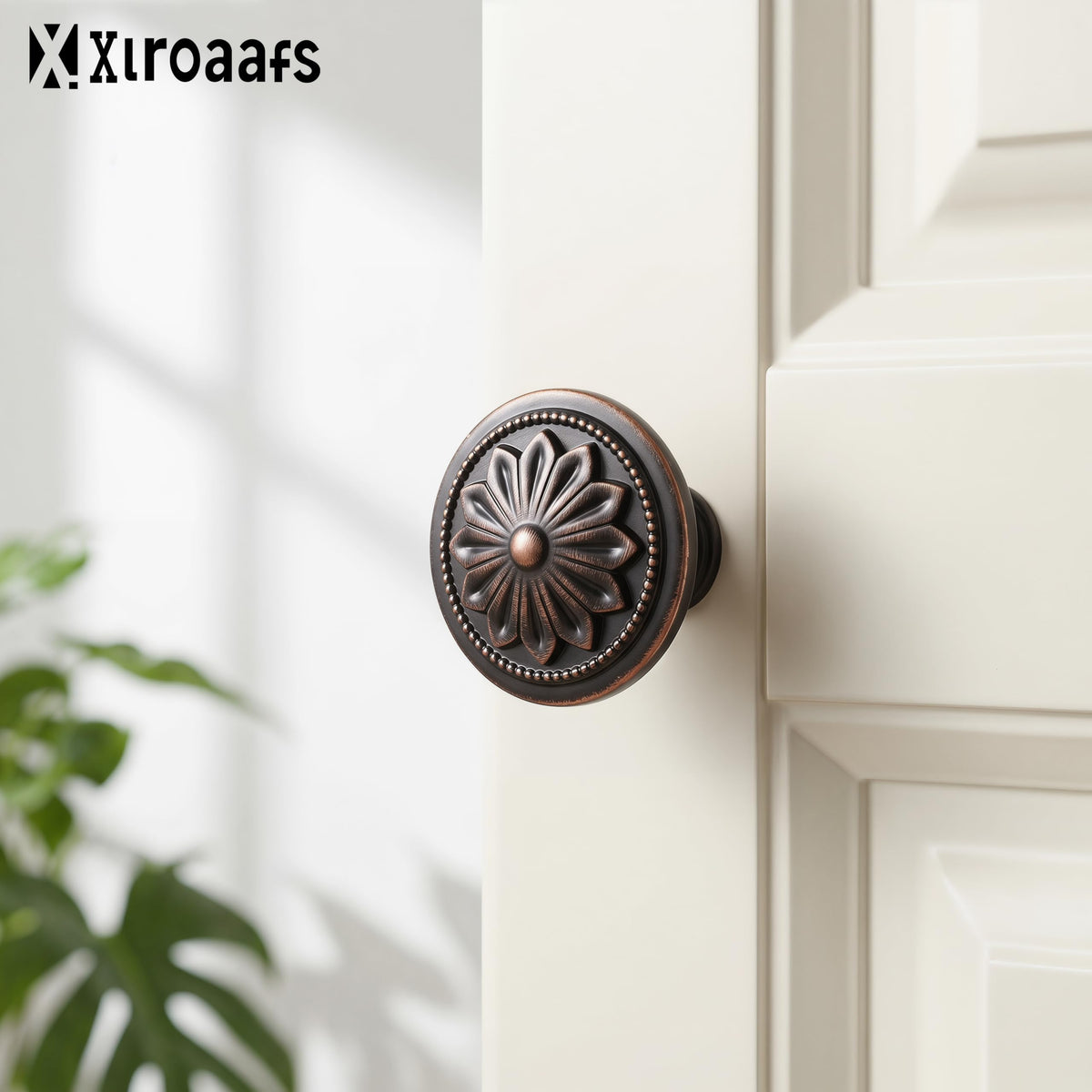 Xlroaafs installation-ready bronze knobs simplify quick upgrades.