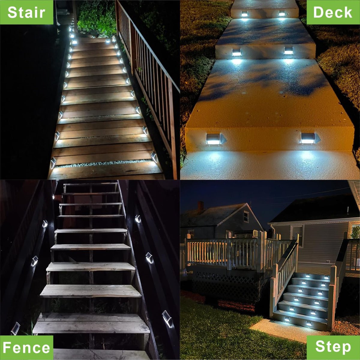 XLUX solar lights 6-pack delivers consistent exterior lighting across spaces.