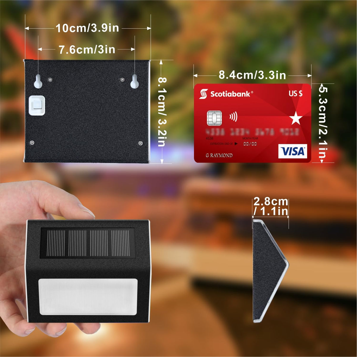 XLUX solar lights brighten pathways and yards for safer outdoor evenings