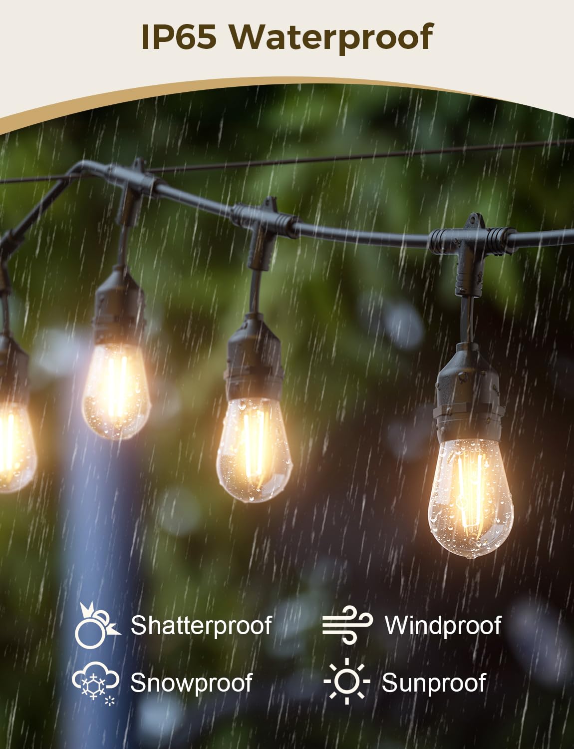 XMCOSY+ 12V low-voltage outdoor lighting system for safety