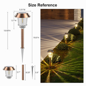 XMCOSY+ 360-degree illumination covers larger outdoor areas like driveways and patios.