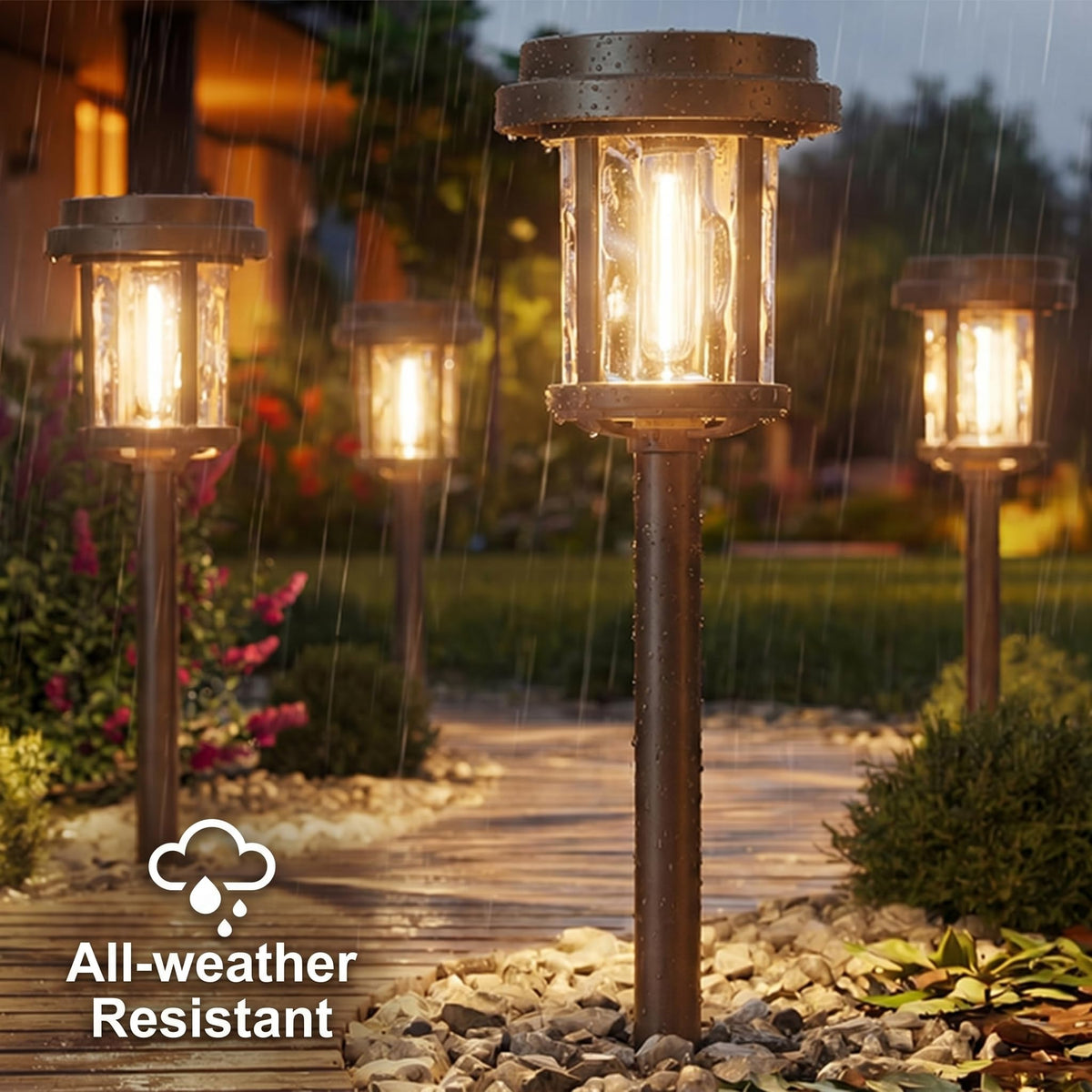 XMCOSY+ IP65 waterproof design withstands rain and snow.