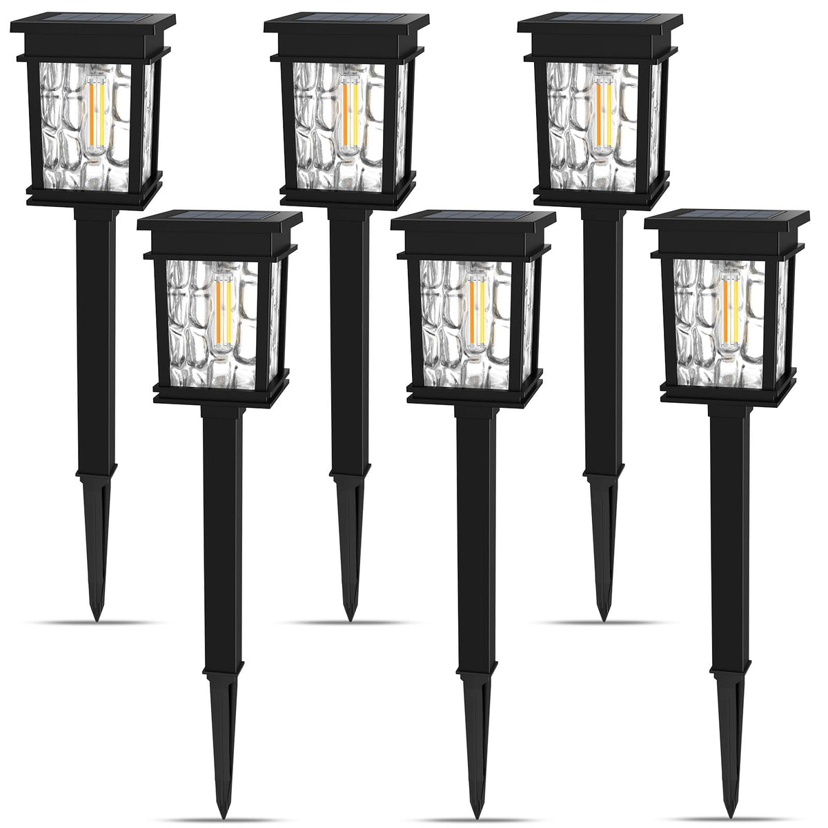 XMCOSY+ pathway light provides up to 12 hours of illumination for all-night garden lighting.