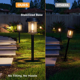 XMCOSY+ rust-resistant metal construction adds elegance to garden borders.
