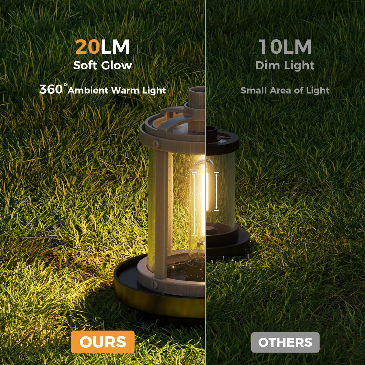 XMCOSY+ seeded glass lens closeup shows textured glow and premium design.