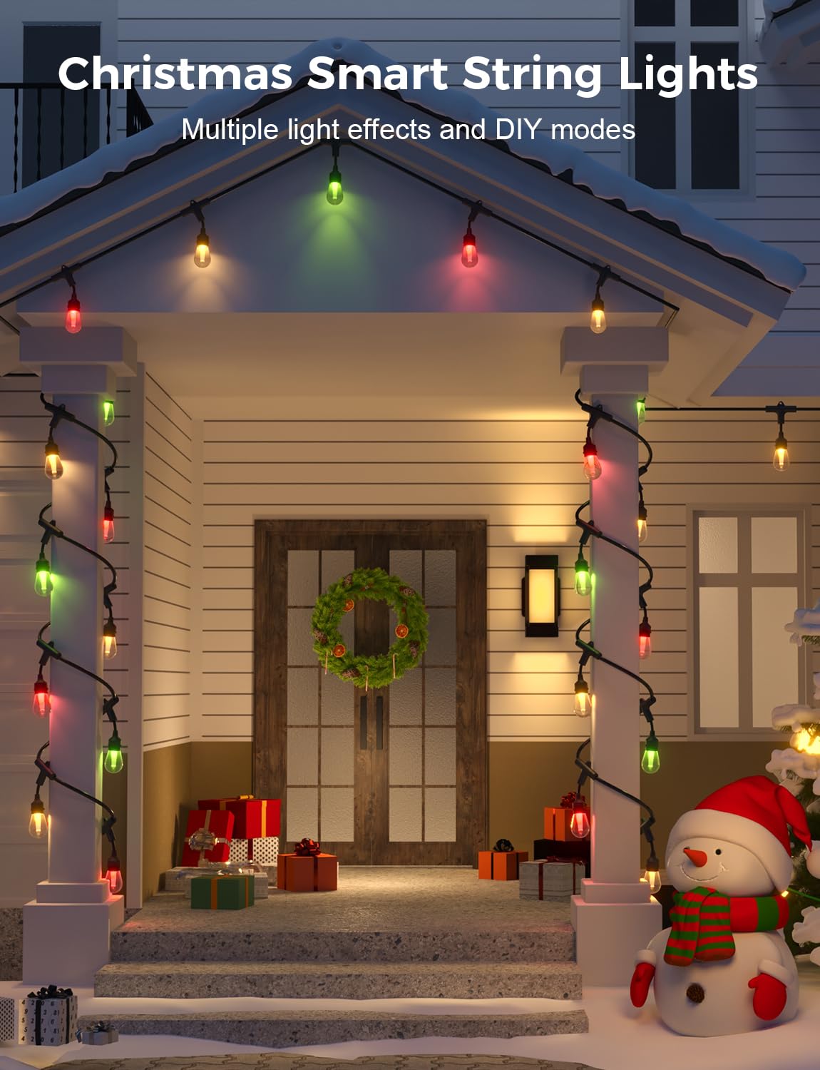 XMCOSY+ app interface demonstrating effortless outdoor lighting control.