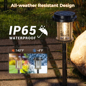 XMCOSY+ 21.7 inch height improves visibility along driveways and walks.