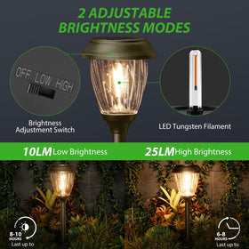 XMCOSY+ warm white outdoor light brightening garden paths