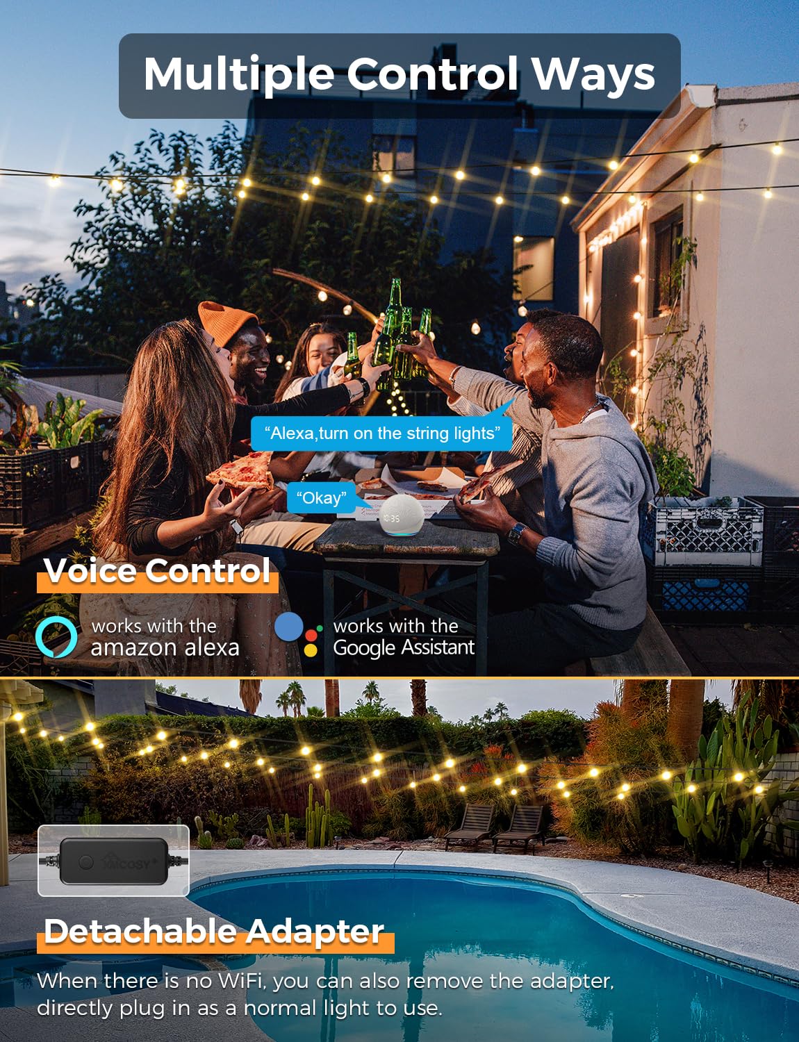 XMCOSY smart app control for easy lighting customization