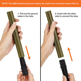 XMCOSY+ quick-ground stake enables easy installation without wiring