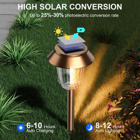 XMCOSY+ lights install easily with three components for quick walkway setup.