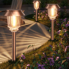 XMCOSY+ waterproof IP65 solar lights offer reliable outdoor performance year-round.