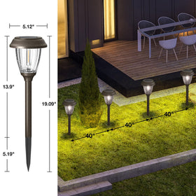 Wire-free installation for quick setup in your yard