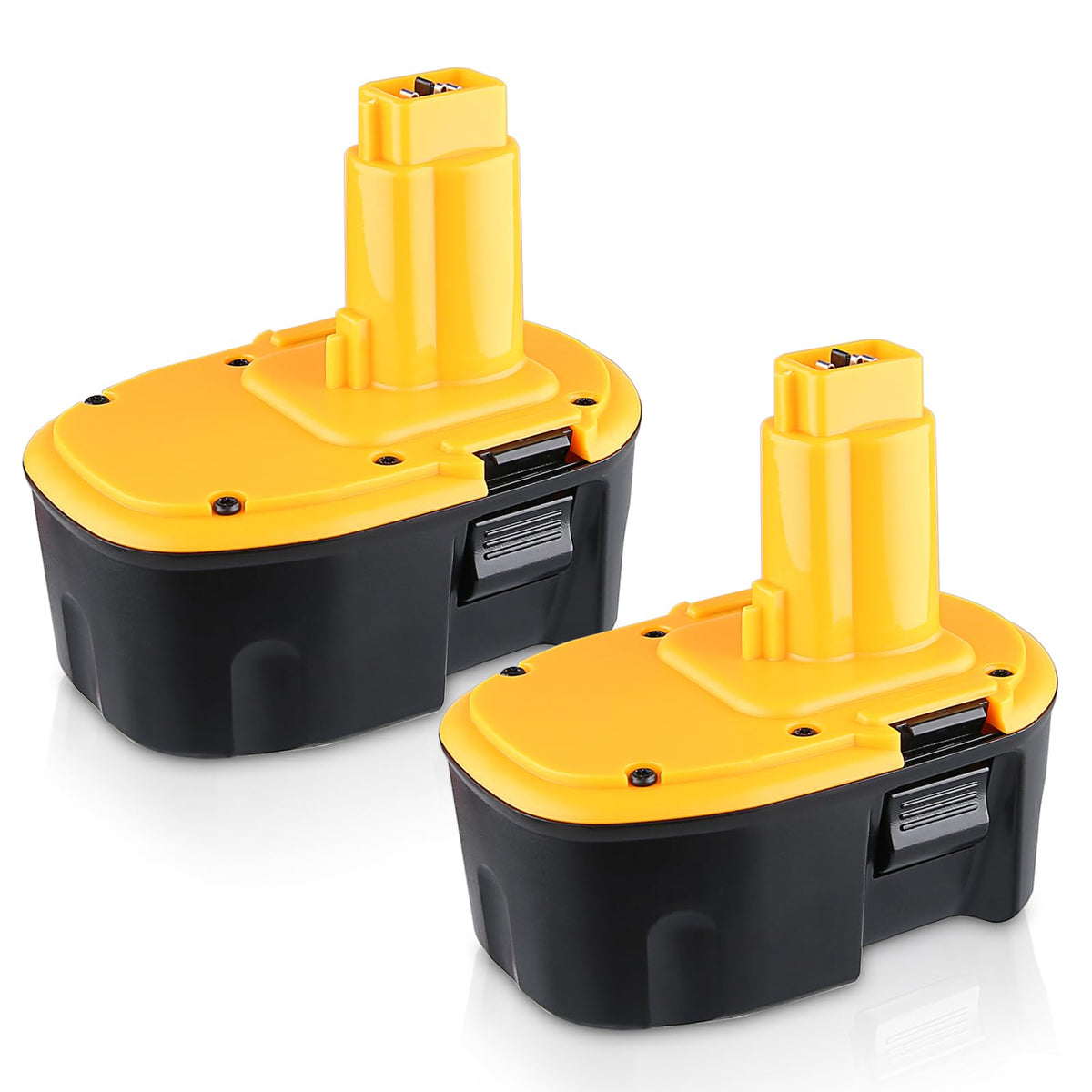 Xmenany DC9091 4.8Ah battery front view with extended runtime for 14.4V tools.