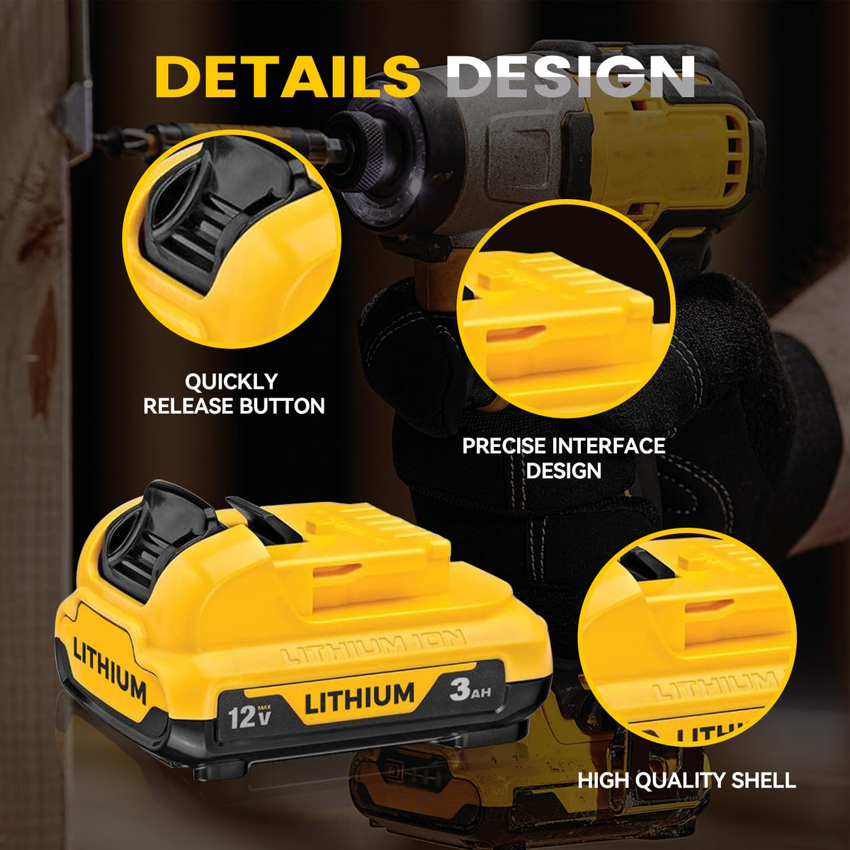 Xmenany DCB120 charging setup with compatible Dewalt charger