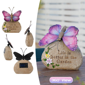 XMHBCSM solar-powered butterfly lights provide effortless evening decor.