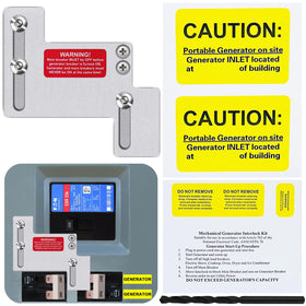 XMK generator interlock kit on CH tan main area for safe backfeed