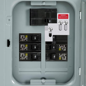 XMK outdoor installation setup on a Square D panel for outdoor use.