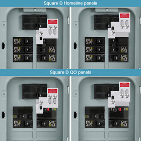 XMK interlock kit side view shows sturdy alignment for reliable panel integration.