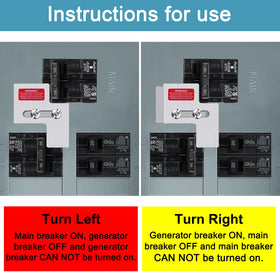 XMK reminder labels help maintain clear power-switch reminders during outages