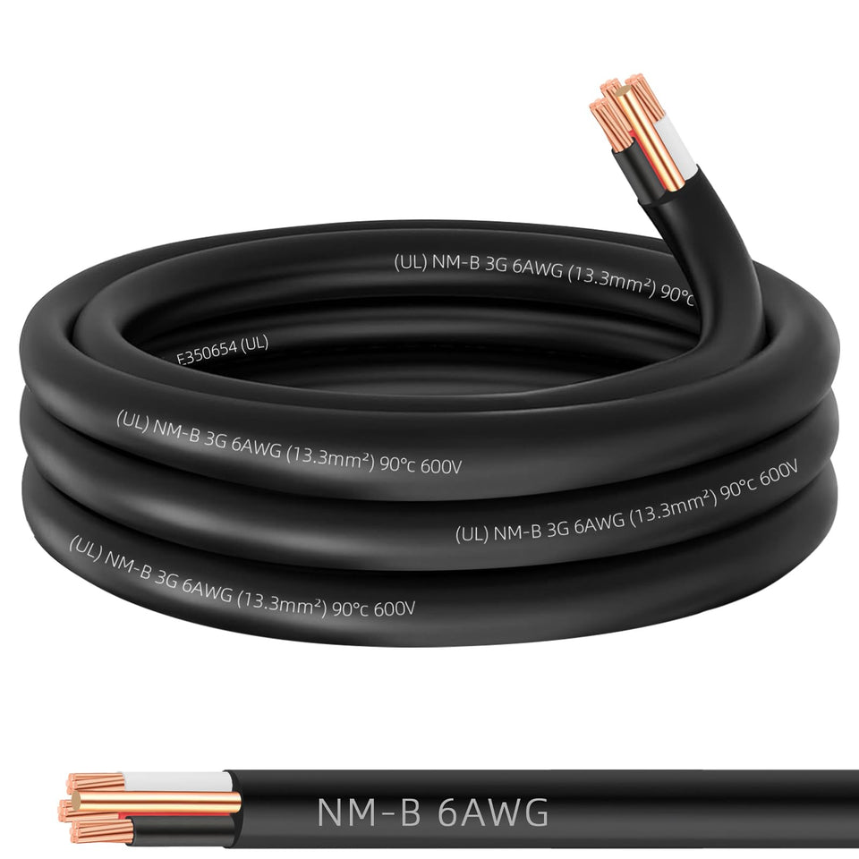 XMK NM-B 6/3 cable with ground for reliable residential wiring projects
