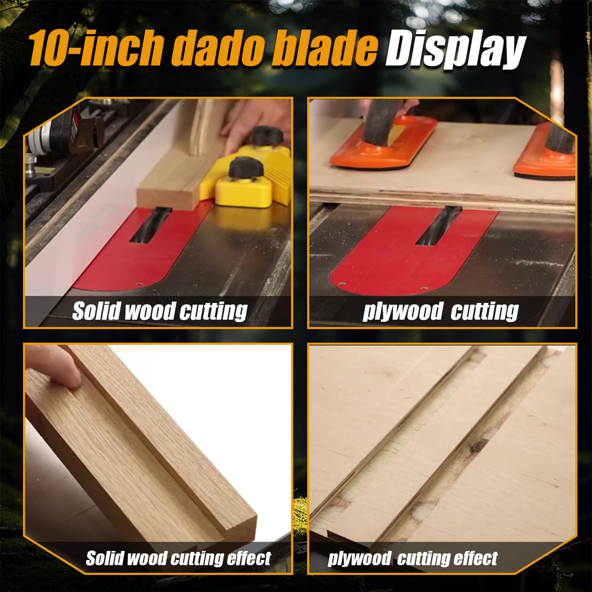 Xmnbl Dado grooves demo shows chip-free, flat-bottom cuts