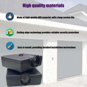 Xmnbl safety-beam sensor setup visual for secure door operation.