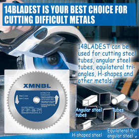 Xmnbl 6-inch max cut depth suitable for plates and bars.
