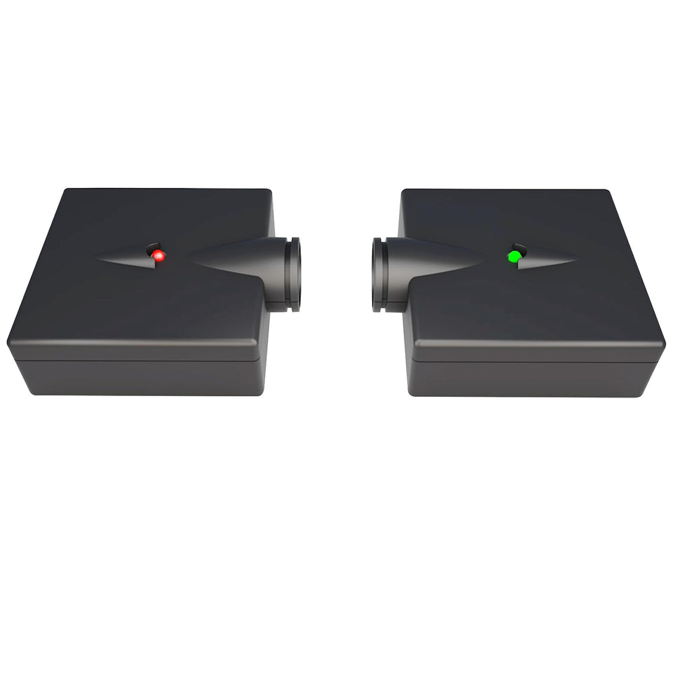 Xmnbl GSTB-R STB-BL sensor front view with quick-response safety beam.