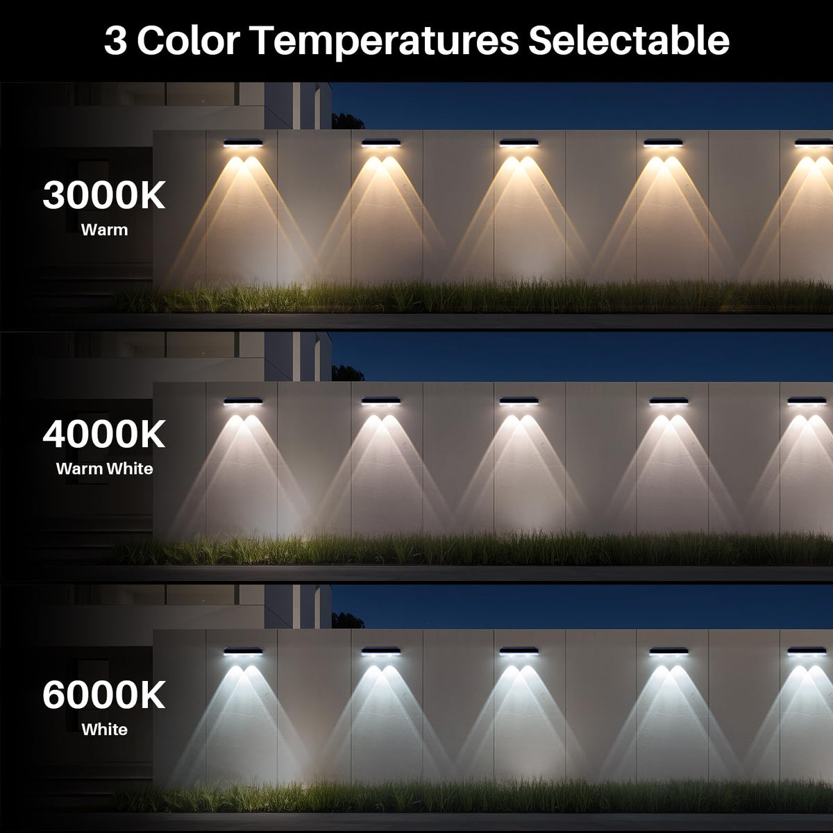 XmnSoly IP65 weatherproof design endures rain and snow for years.