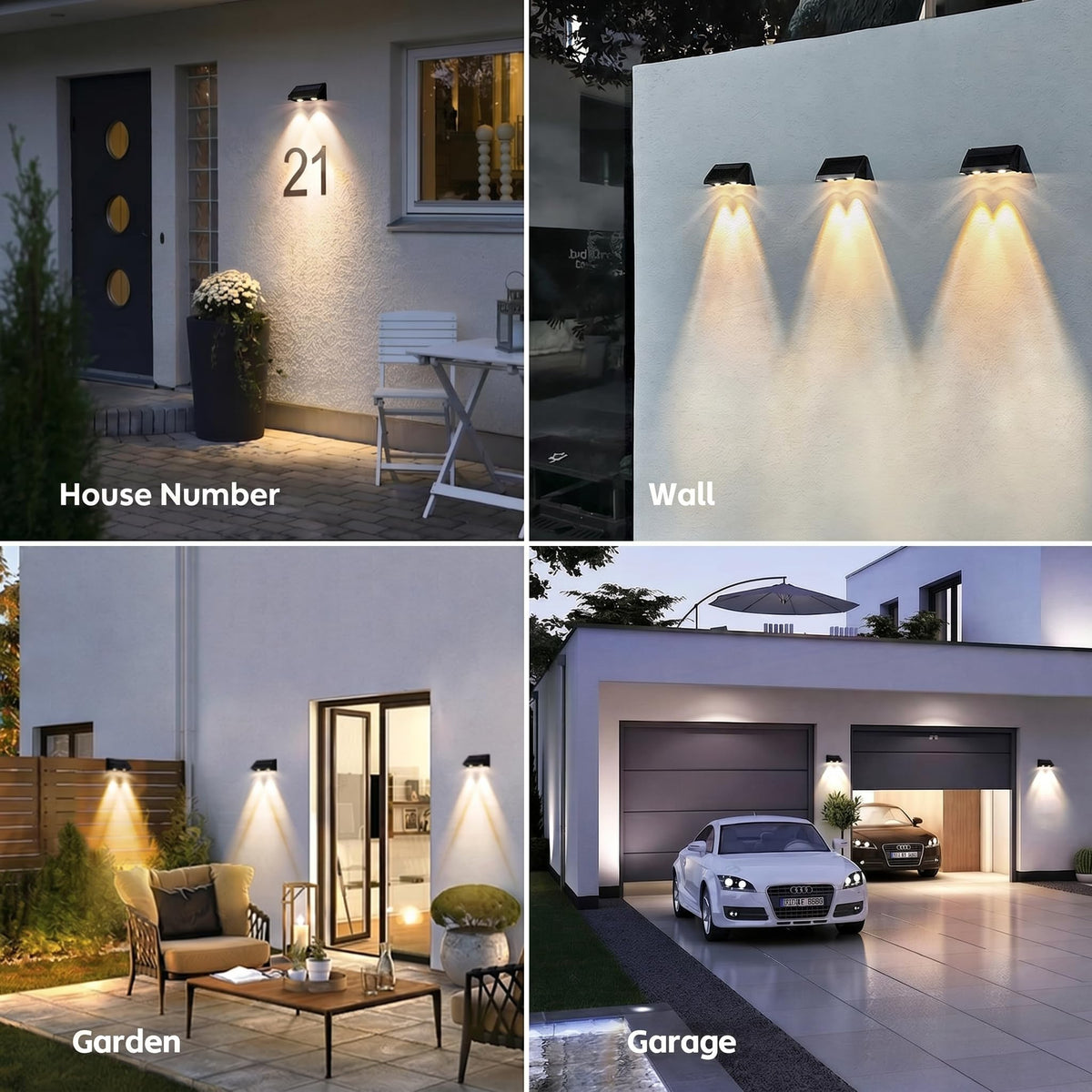 XmnSoly lens-focused LEDs brighten pathways with efficient beam distribution.