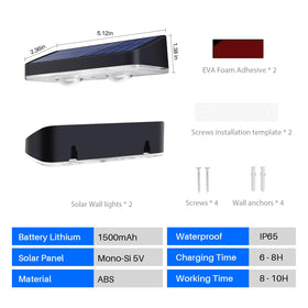 XmnSoly two-pack offers versatile color temperature options for entryways.