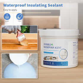 Xmntdo clear sealant adheres to concrete and tile surfaces for protection