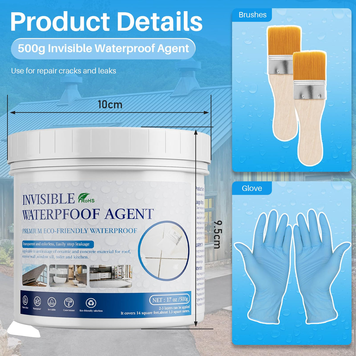 Xmntdo durable seal on wall tile showcasing long-lasting protection