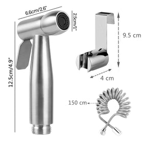 Xocome 59-inch hose extended showing flexible reach for hard-to-clean areas