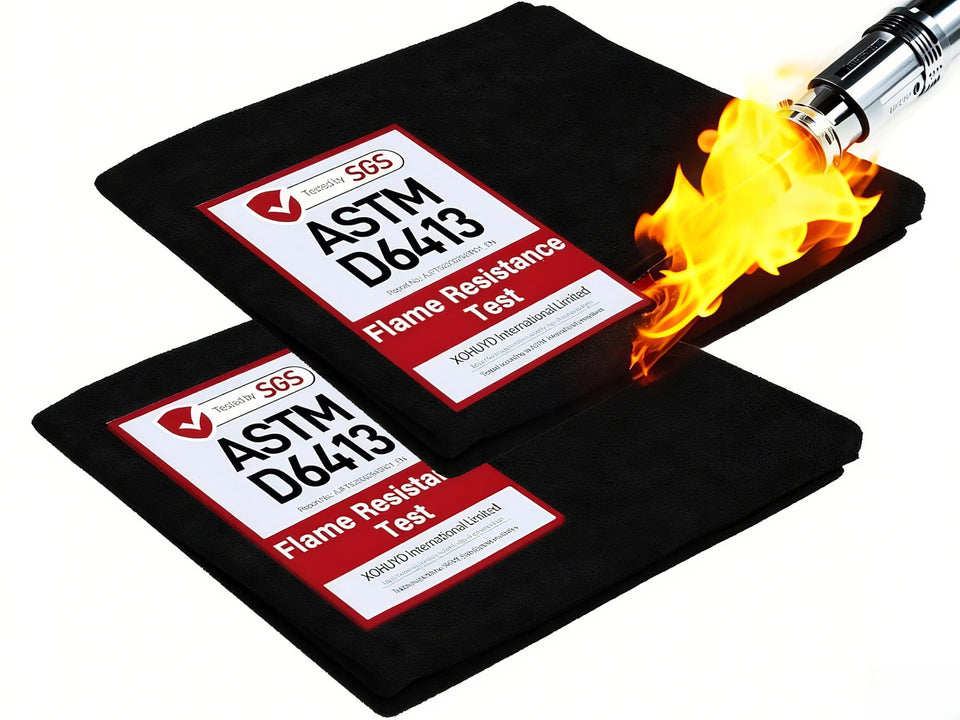 XOHUYD fireproof welding blanket 20x20 in two-pack provides portable heat protection