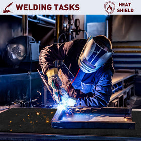 XOHUYD heat shield pad wraps around pipes and irregular surfaces