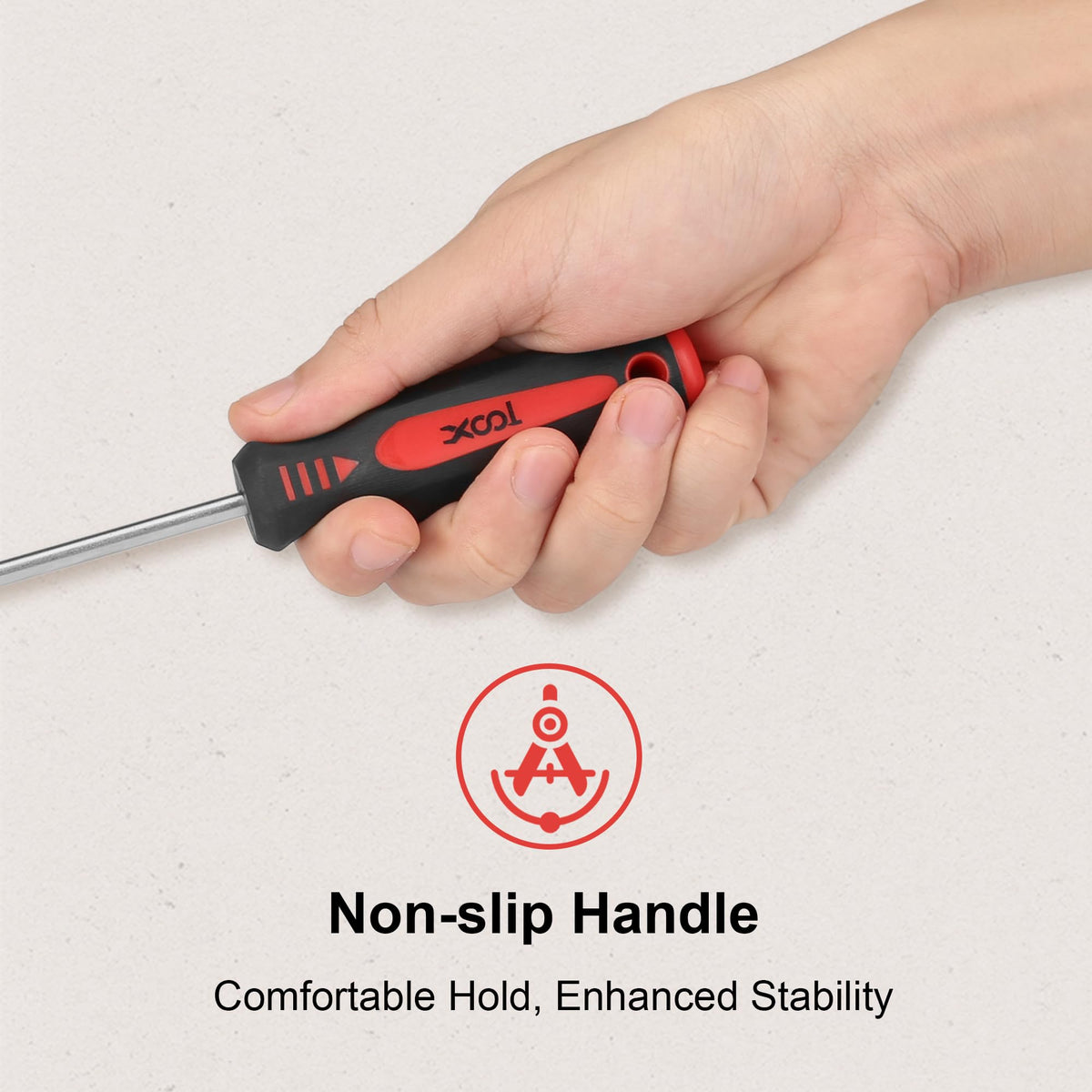 XOOL compact case fits in a tool bag for on-the-go repairs.