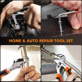 XOOL Cr-V screwdrivers and bits offer durable precision.