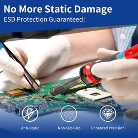 XOOL non-slip-grip-tweezers for precise handling and control.