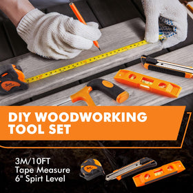XOOL wire strippers, clamps, and saw for DIY electrical and woodwork.
