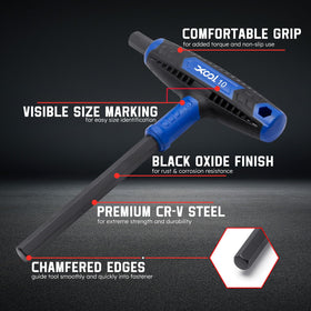 XOOL chrome vanadium construction for lasting strength.