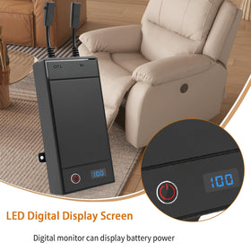 Xpopox easy-installation battery pack enables quick setup.