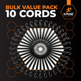 Xpose Safety bungee cords ideal for camping gear and home organization.