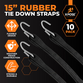 Xpose Safety cords attach tarps outdoors for sturdy weatherproof securing.