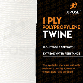 Xpose Safety heavy-duty string for bundling, packaging, and DIY projects, dispensing from the box.