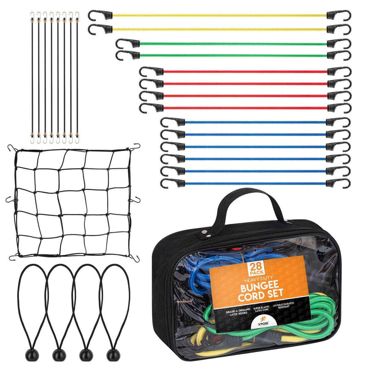 Xpose Safety UV and scratch-resistant hooks protect gear during outdoor use.