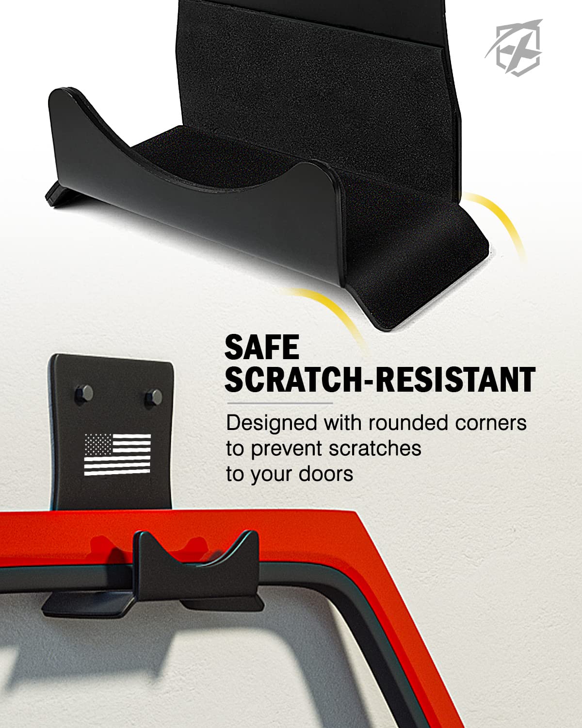 Xprite 4-piece removable door storage set fits 1956–2026 Jeeps.