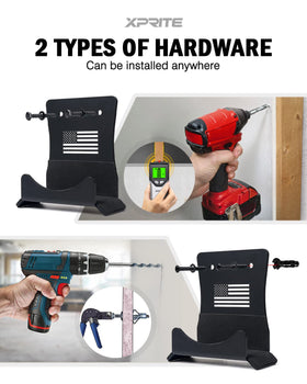 Xprite door hangers with rubber lining protecting Jeep doors' finish.